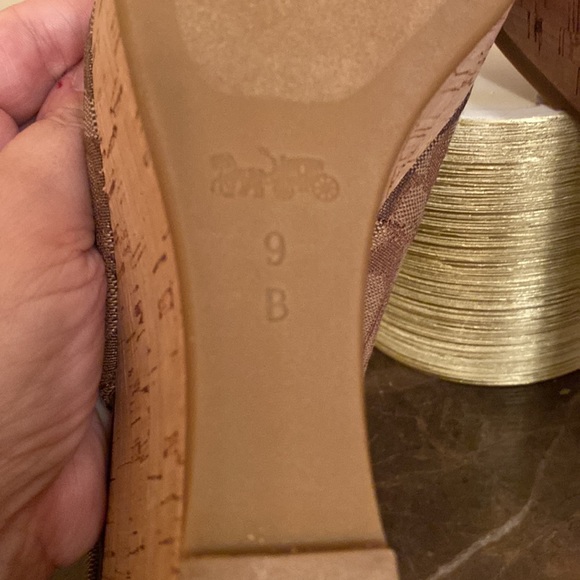 Coach cork wedge sandals - Picture 4 of 7